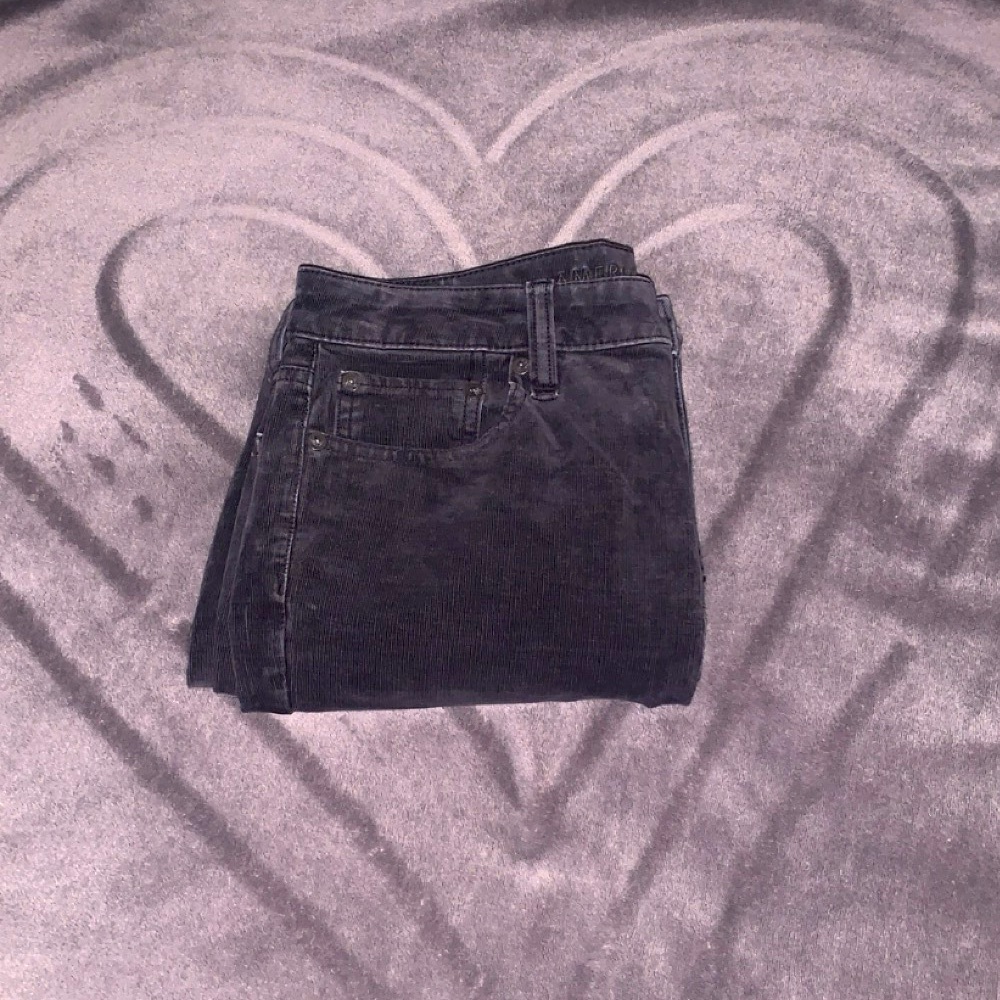 American Eagle Black Corduroy Size 10